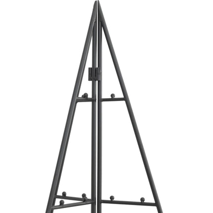 Julgran i metall svart 100 cm