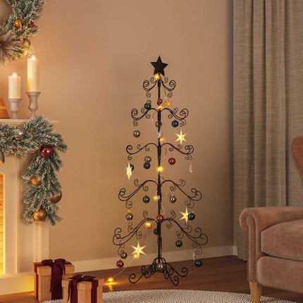 Julgran i metall svart 150 cm