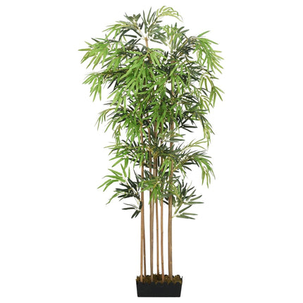 Konstväxt bambu 1605 blad 180 cm grön