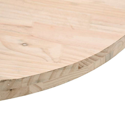 Bordsskiva rund Ø40x3 cm massiv furu