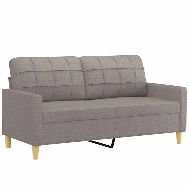 2-sitssoffa taupe 140 cm tyg