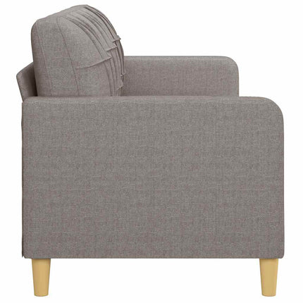 3-sitssoffa taupe 180 cm tyg