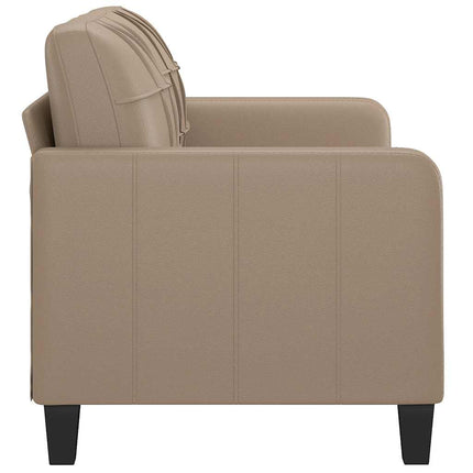 2-sitssoffa cappuccino 140 cm konstläder