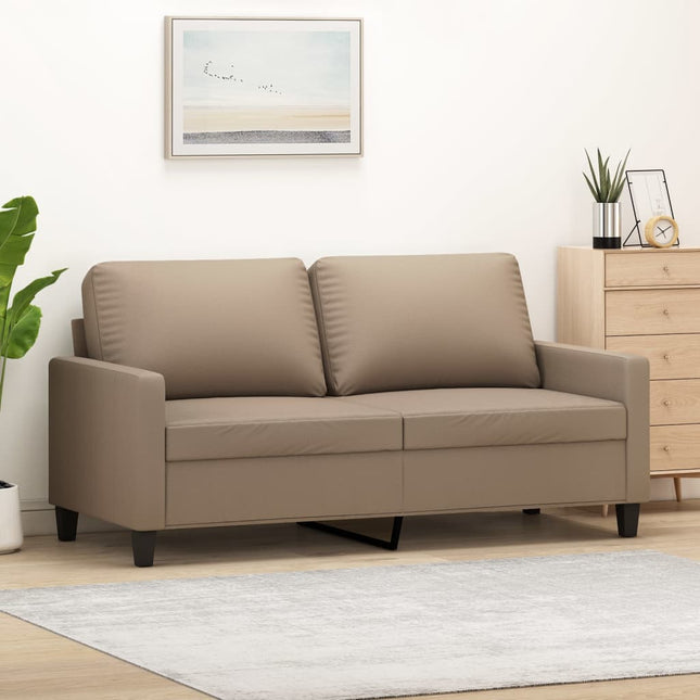 2-sitssoffa cappuccino 140 cm konstläder