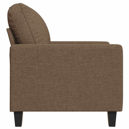 Fåtölj brun 60 cm tyg
