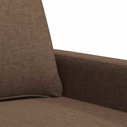 Fåtölj brun 60 cm tyg