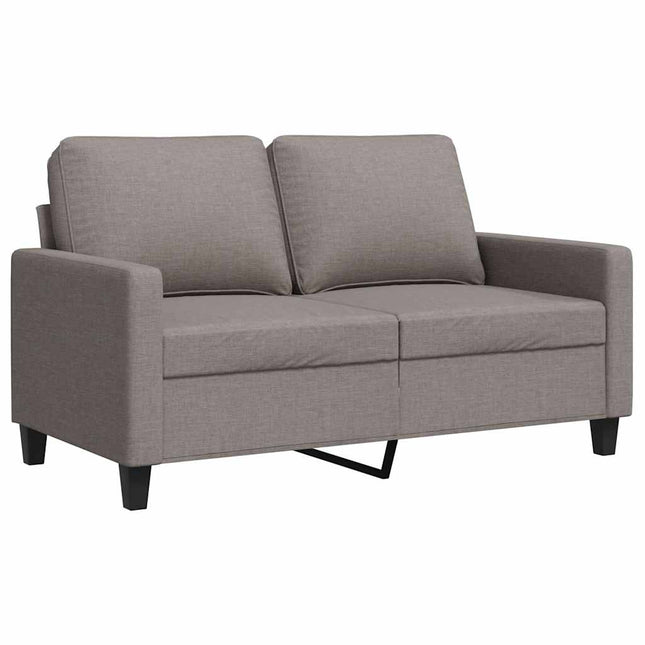 2-sitssoffa taupe 120 cm tyg