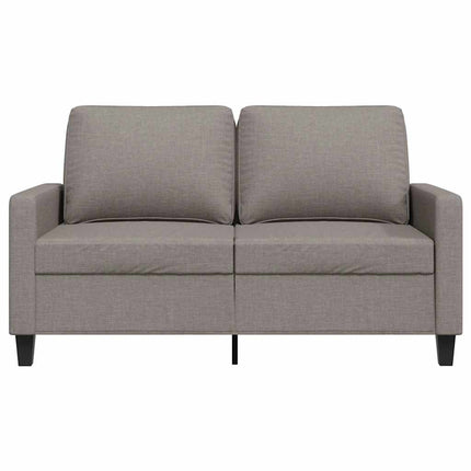 2-sitssoffa taupe 120 cm tyg