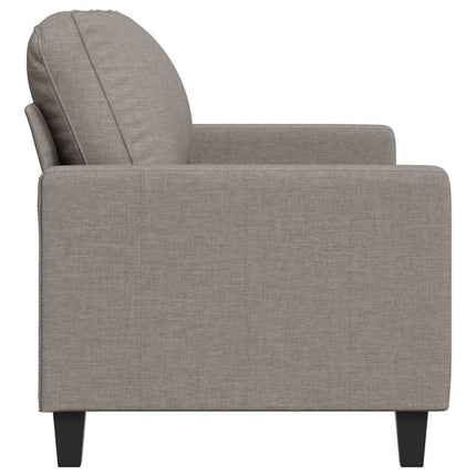 2-sitssoffa taupe 140 cm tyg