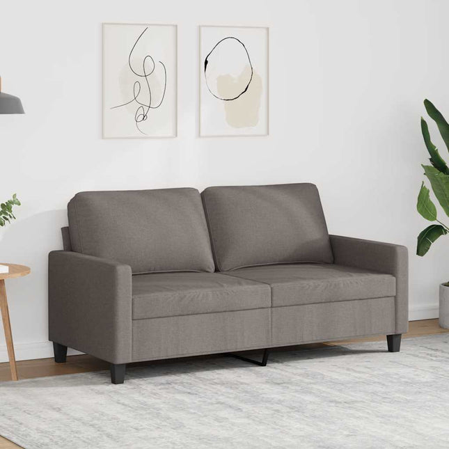 2-sitssoffa taupe 140 cm tyg