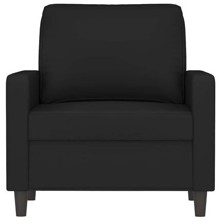 Fåtölj Svart 60 cm sammet