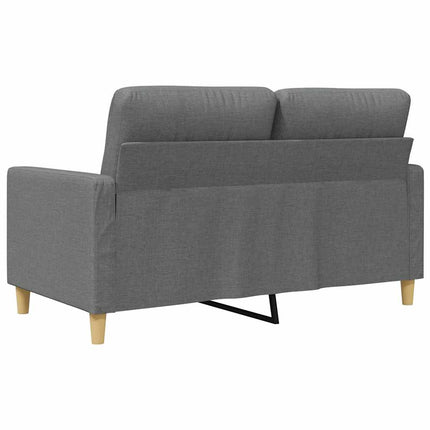 Soffa 2-sits mörkgrå 120 cm tyg