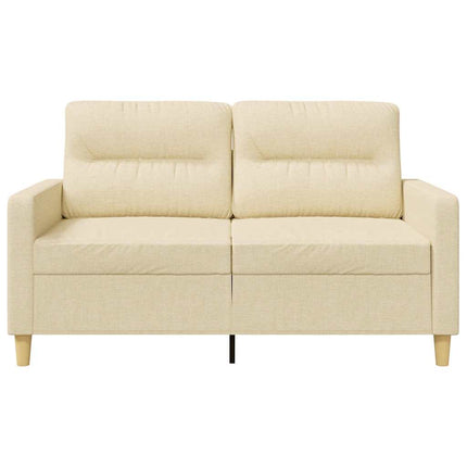 2-sitssoffa gräddvit 120 cm tyg