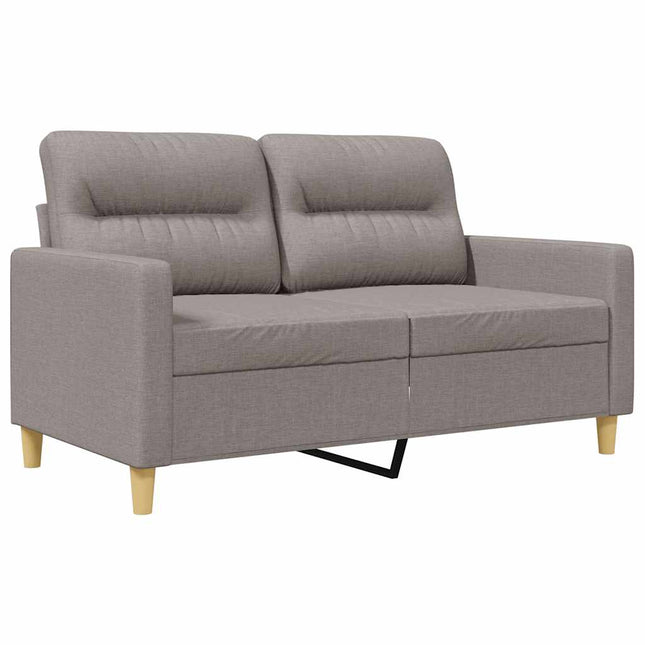 2-sitssoffa taupe 120 cm tyg