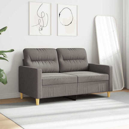 2-sitssoffa taupe 120 cm tyg