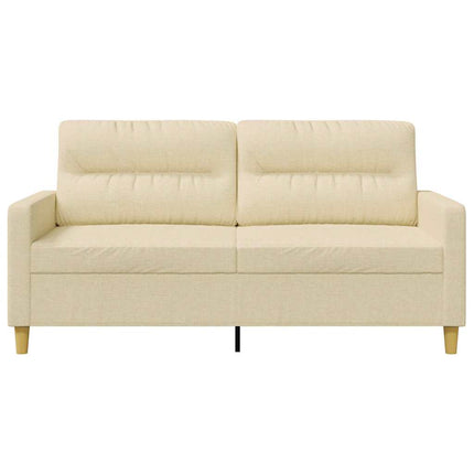 2-sitssoffa gräddvit 140 cm tyg