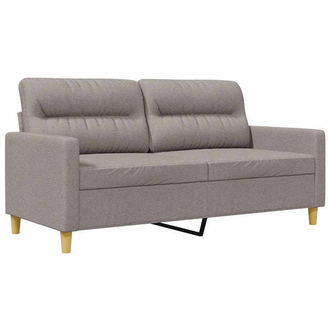2-sitssoffa taupe 140 cm tyg