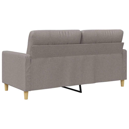 2-sitssoffa taupe 140 cm tyg