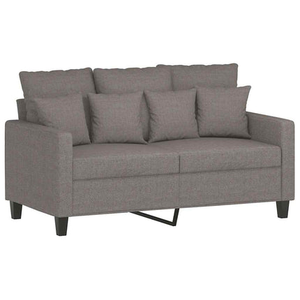 2-sitssoffa taupe 120 cm tyg