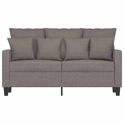 2-sitssoffa taupe 120 cm tyg