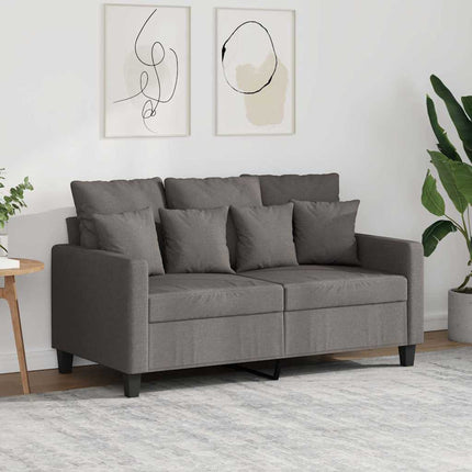 2-sitssoffa taupe 120 cm tyg