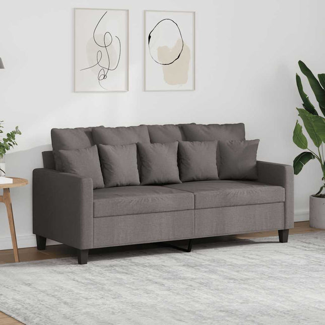 2-sitssoffa taupe 140 cm tyg