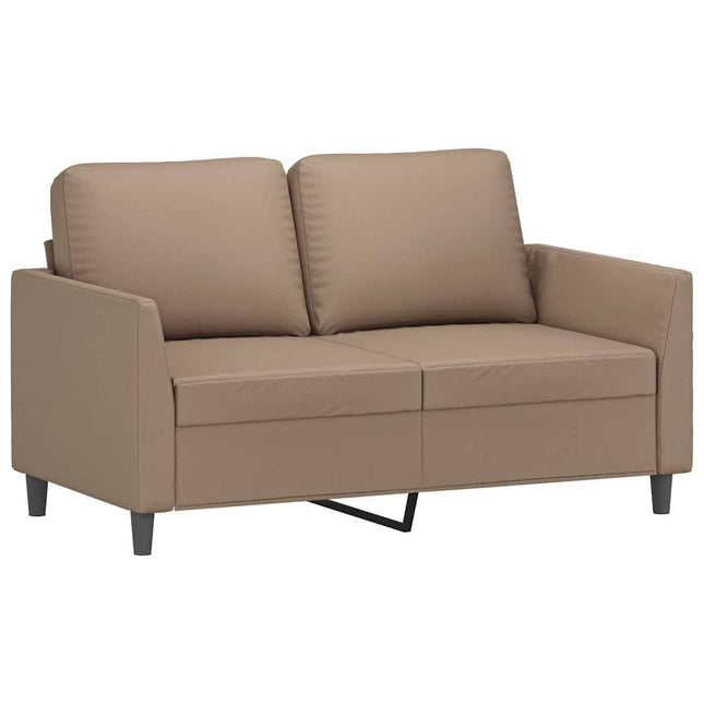 2-sitssoffa cappuccino 120 cm konstläder