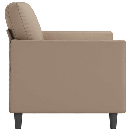 2-sitssoffa cappuccino 120 cm konstläder