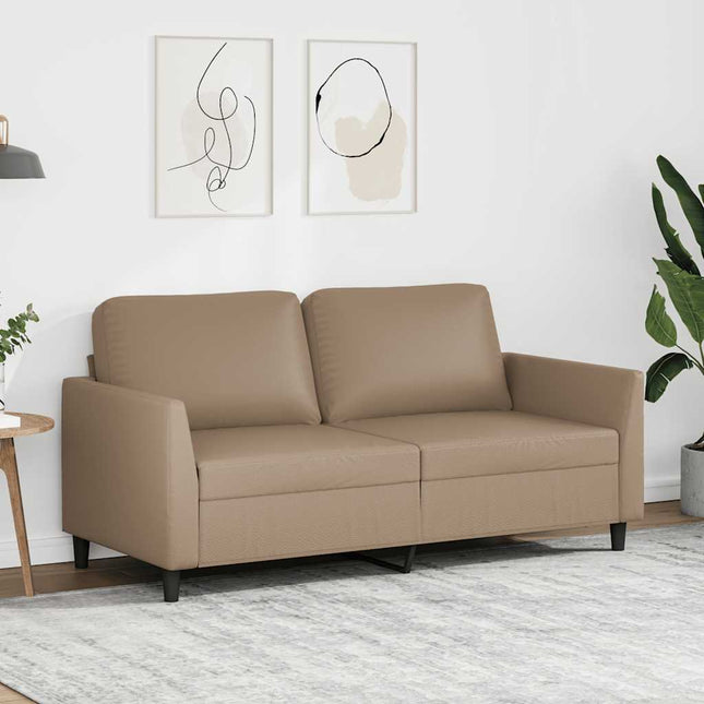 2-sitssoffa cappuccino 140 cm konstläder