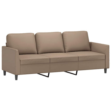3-sitssoffa cappuccino 180 cm konstläder