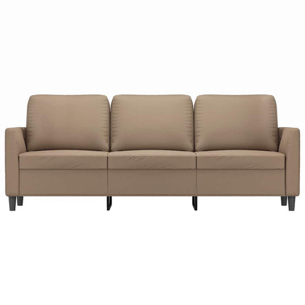 3-sitssoffa cappuccino 180 cm konstläder