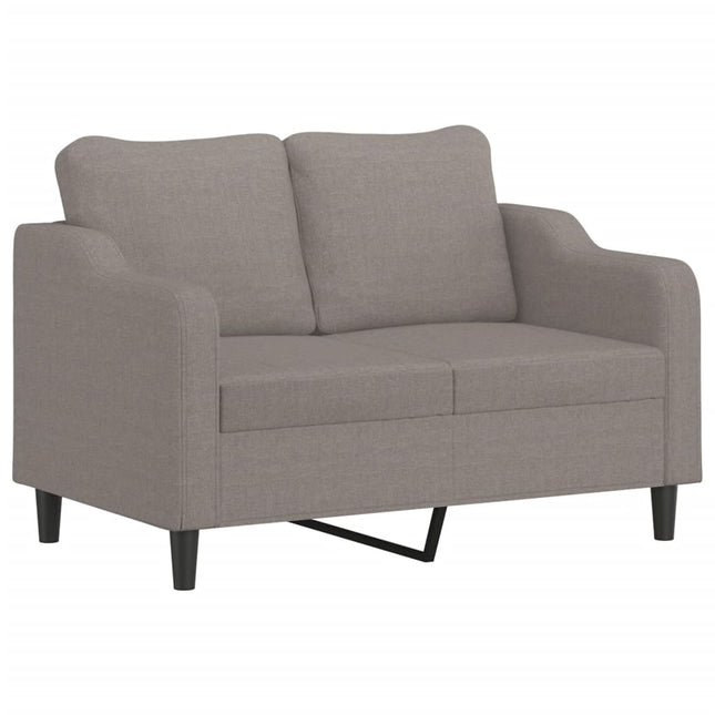 2-sitssoffa taupe 120 cm tyg