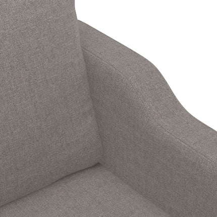 3-sitssoffa taupe 180 cm tyg