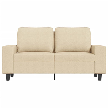 2-sitssoffa gräddvit 120 cm tyg
