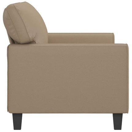 2-sitssoffa cappuccino 140 cm konstläder