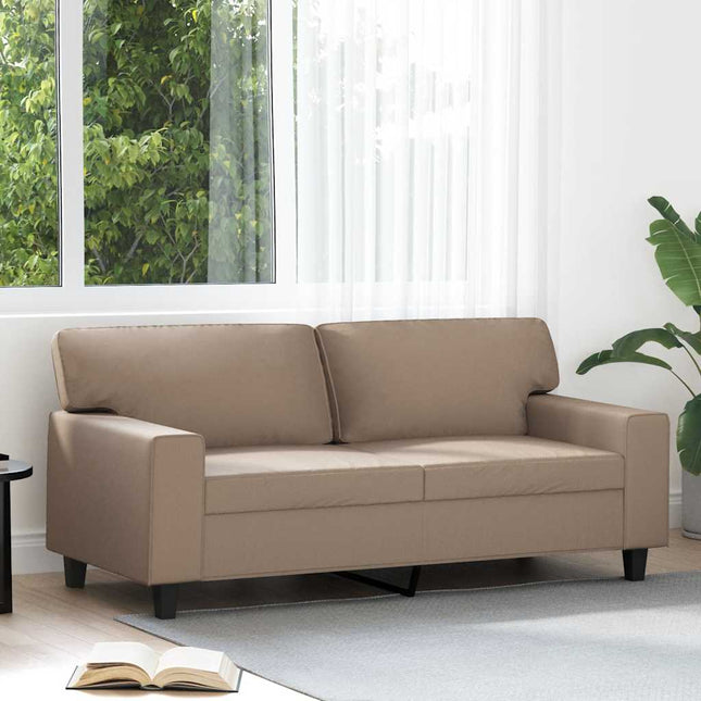 2-sitssoffa cappuccino 140 cm konstläder