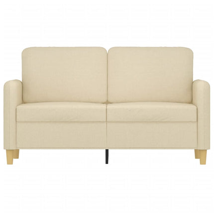 2-sitssoffa gräddvit 120 cm tyg