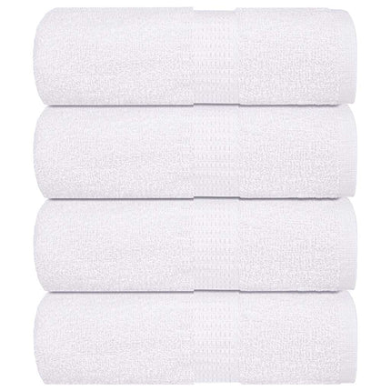 Tvätthanddukar FROGN 4 st vit 30x30 cm 360 gsm
