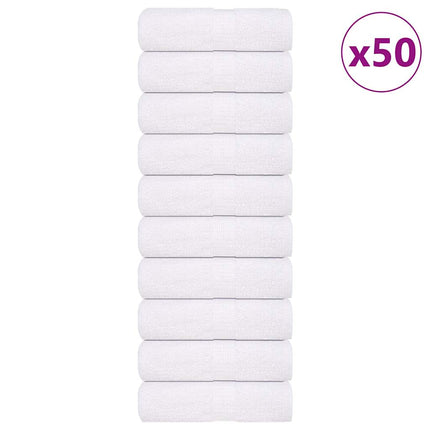 Tvätthanddukar FROGN 50 st vit 30x30 cm 360 gsm