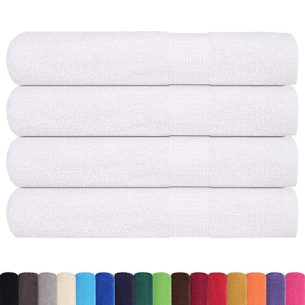 Bastuhanddukar FROGN 4 st vit 80x200 cm 360 gsm