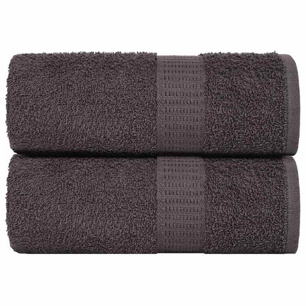 Tvättlappar FROGN 2 st antracit 15x21 cm 360 gsm