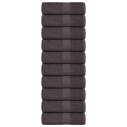 Gästhanddukar FROGN 10 st antracit 30x50 cm 360 gsm