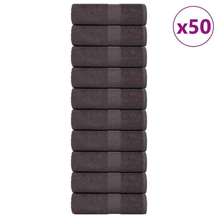 Gästhanddukar FROGN 50 st antracit 30x50 cm 360 gsm