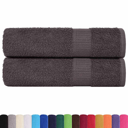 Handdukar FROGN 2 st antracit 50x100 cm 360 gsm