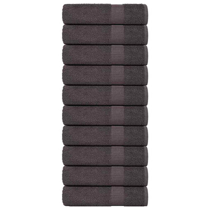 Handdukar FROGN 10 st antracit 50x100 cm 360 gsm