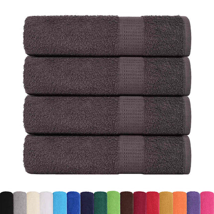Duschhanddukar FROGN 4 st antracit 70x140 cm 360 gsm