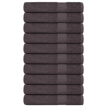 Bastuhanddukar FROGN 10 st antracit 80x200 cm 360 gsm