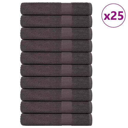 Bastuhanddukar FROGN 25 st antracit 80x200 cm 360 gsm