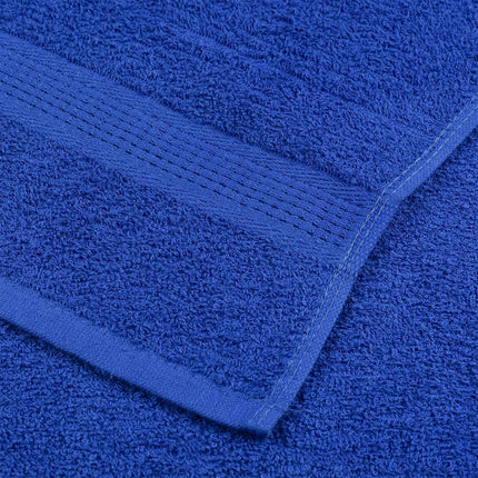 Handdukar FROGN 10 st blå 100x200 cm 360 gsm