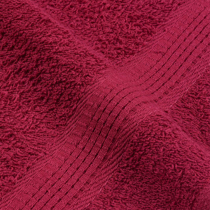 Gästhanddukar FROGN 4 st vinröd 30x50 cm 360 gsm
